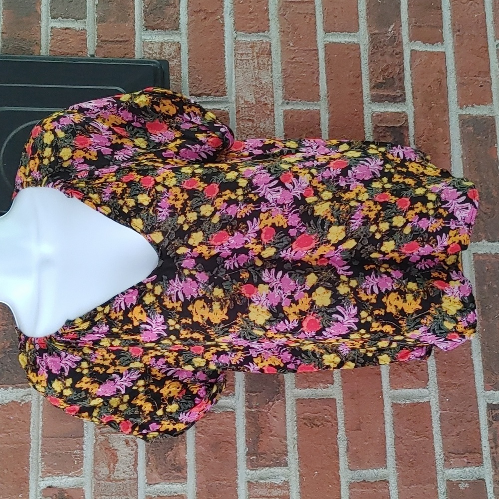 Ella Moss Floral Top Size XS